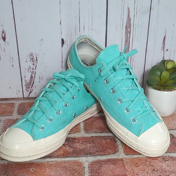 Chuck Taylor Converse AllStar Low Top Sneakers 160495C Peppermint Men 8 Women 10 - Picture 5 of 16